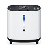 Concentrador de oxígeno portátil, dispositivo de oxígeno para uso doméstico, 90% de eficiencia, concentración 1-6L/min, concentrador de oxígeno portátil con control remoto,generador de oxígeno