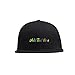 Miujonvy Design Baseball Cap Add Your Image Here for Unisex Hip Hop Flat Bill Brim Adjustable Curved Brim Hat Black