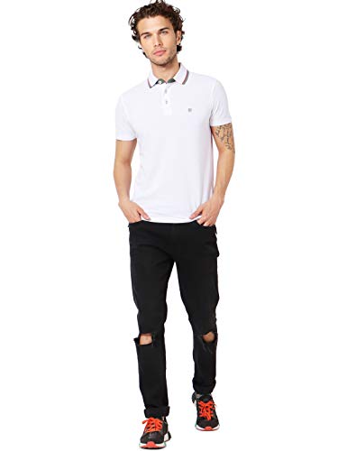 Image of JACK & JONES Men's Solid Slim fit Polo