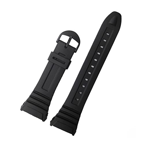 CCACHE Watch Band Anti-fall Resin Strap Fit For Casio W-96H Sport Black Waterproof Watch Accessories Man Rubber Replacement Strap W-96H watch strap