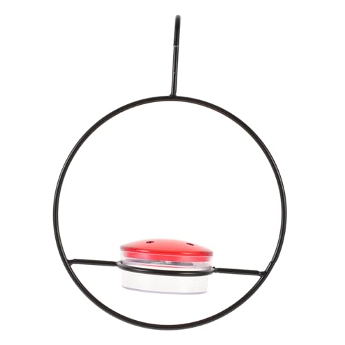 VANZACK 2pcs Plastic Bird Feeder Durable Outdoor Hanging Bird Food Container for Garden Patio and Backyard Decoration