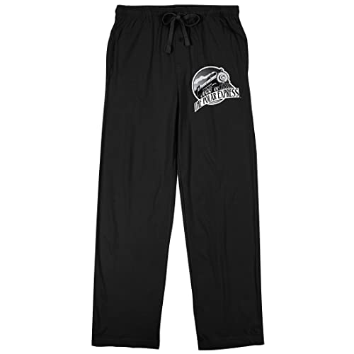 Polar Express Train Logo Men's Black Sleep Pajama Pants