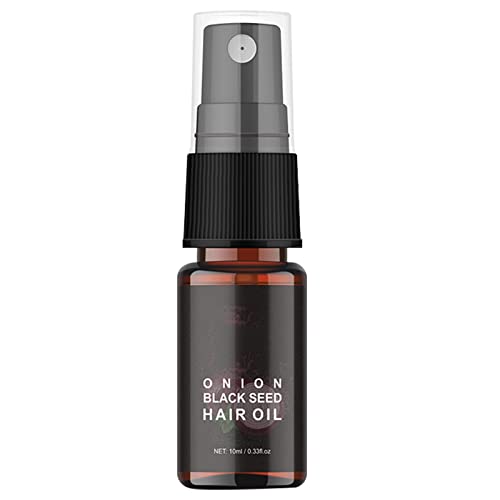 Haaruienolie, Black Seed Hair Oil voor droog beschadigd haar, Zwarte zaadolie voor haaruitval, uienolie voor haargroei Biologisch uiensap voor haar voor vrouwen,
