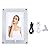 5 Inch Acrylic Digital Picture Frame with Colorful LED, High Def Screen, 4G Memory, Automatic Rotating Display for Home Decor and Office Use
