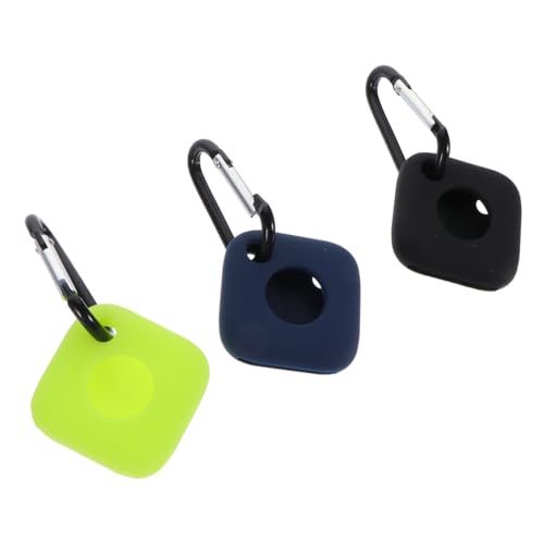 DIYEAH 3pcs Tile Case Keychain Silicone Tracker Protective Cover Accessory for Tile