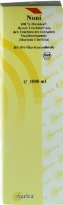 Preisvergleich Produktbild NONI 100% Direktsaft Bio 1000 ml