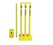 Plastic Full Size Cricket Set of 4 Stumps, 2 Balles and 2 Bases