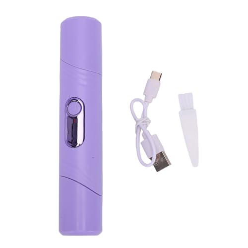 Semme Cortadora de Vello Corporal Eléctrica 2 en 1 para Hombres y Mujeres con Doble Cabezal, Depilación Larga y Corta, Cabezal de Corte Redondeado, Batería Portátil de Iones de Litio