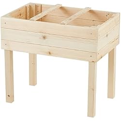 Cajones De Madera Huerta VERTBAUDET Cajón huerto de Madera Beige Medio Liso con Motivos Unica