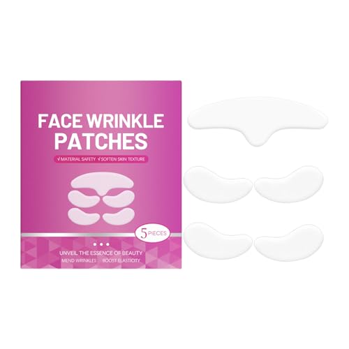 Parches Firmantes para el Rostro - Cinta Elevadora para la Frente - Producto de Nutrición para Piel Nocturno Post-Sueño Mañana Viaje Avión Eventos Especiales Rutina Diaria Mujeres