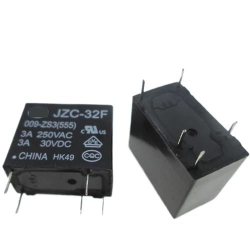 Relais 9V JZC-32F-009-ZS3 subminiature à 5 broches pour circuit imprimé