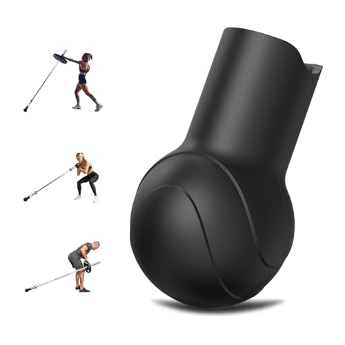 POWER GUIDANCE Landmine Attachment for Barbell – Attachment for Landmine per bar Olympic da 2 pollici, for Home Gym Strength Training, Barbell Attachment Rowing Platform Landmine T-Bar Rowing (nero)