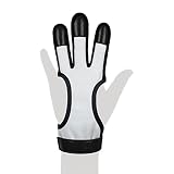 VISEMAN Archery Gloves Genuine Leather Fingers Tabs, Archery Protective Gear Accessories, Finger Gua