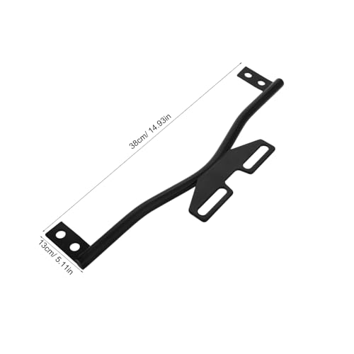 Support éclairage moto robuste en acier pour feux antibrouillard LED de cruiser