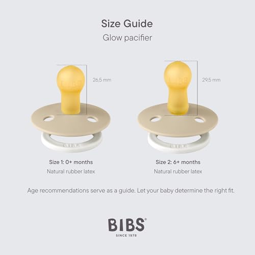 image for BIBS Pacifiers Colour Collection | Natural Rubber Baby Pacifier | Set 