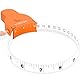 REIDEA Colorful Body Measuring Tape, Einziehbarer Druckknopf, Genaue Körpermaße, Leicht zu tragen und vielseitig, Tracking Gewichtsverlust, Schneidern, Handarbeiten, Kleidung （Orange)