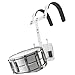 DECHOUS Snare Drum Carrier Aluminum Alloy Marching Drum Strap and Lightweight (white)