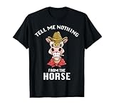 Denglisch Englisch lernen Pferde Shirt