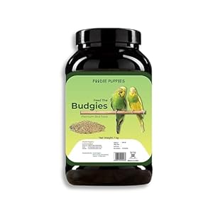 Foodie Puppies Bird Food for Budgies – 1Kg | Natural & Healthy Premium Mix Seeds, Canary, Yellow Proso, Browntop, Sunflower, Pearl, Oats, Niger | Daily Birds Food Seeds