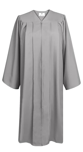 GradPlaza Matte Choir Robe for Church Baptism Officiant Confirmation Costume,Graduation Gown for School,Judge Pastor Robes