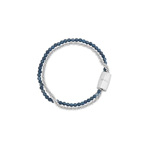 Breil TJ3376 Gioiello collezione MAGNETICA SYSTEM, BRACCIALE da DONNA in ACCIAIO, PIETRE NATURALI colore SILVER misura 19, 5CM con AGATA -...