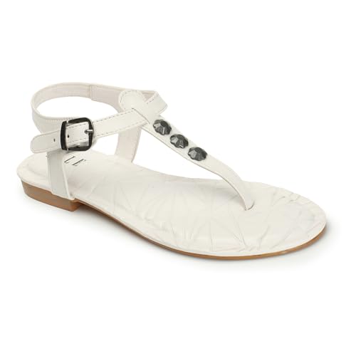 Image of ELLE womens Fashionable Backstrap Comfortable Flats for Daily Use I Work Use I Casual Use I Party Use I El-js-wn-33 Flat Sandal