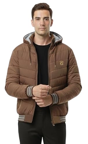 Image of Quark Export Quality Reversible Puffer Jacket in GLD Material best for Winterwear /Hiking /Biking /Camping /Mountaineering /Racing /Climbing /Tracking(Control Temperature up to 3 Degree Celsius.)(3C)