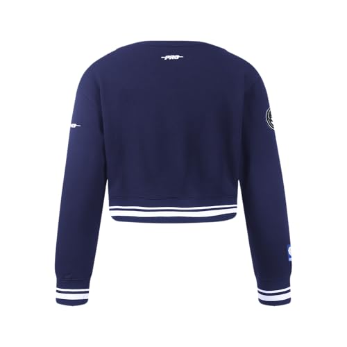 Image of Pro Standard Big Girls NBA Retro Classics Fleece Crewneck Sweatshirt