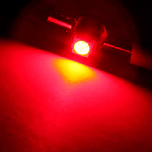 Image of cciyu 6 Pack T4.7 Neo Wedge 5050 Led Replacement fit for A /C Bulbs Lamp Light (red)