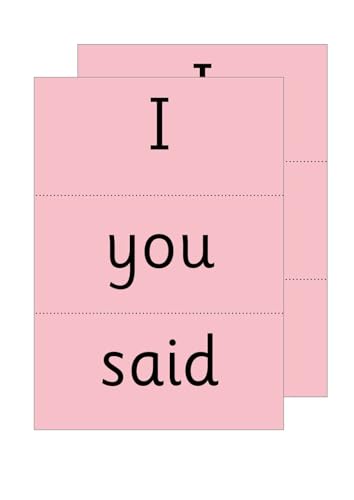 Read Write Inc Phonics Red Word Cards