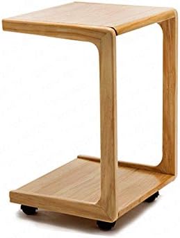 COTCLO Locker Bedside Table Simple Computer Table Sofa Side Table Mini Removable Small Coffee Table Solid Wood Bedroom Side Tables Furniture