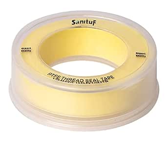 SanituF Teflon Tape for Plumbing Pipe fittings and Taps 400 cm Tear ...