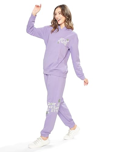 Image of WEET Women Kangaroo Pocket Hoodie & Joggers Track Suit Co-ord Set