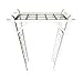 White Modern Aluminum Garden Arbor Arch