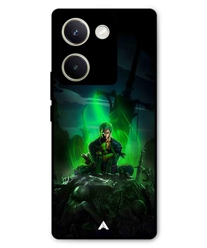 Image of Premium Anime 1 Case for Vivo Y300 Plus (Glossy Finish) Soft-Touch Metal TPU Back Cover, Shockproof, Designer, Aesthetic Mobile Phone Case