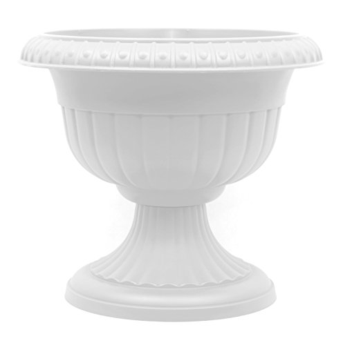 Pflanzkübel Blumenspindel Pflanzschale Roma ∅37cm Weiß