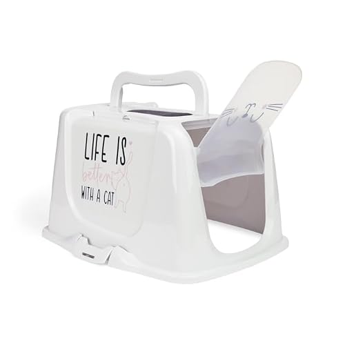So Phresh Cat Litter Box Privacy Hood Life is Better Large 18.7" L X 15.6" W X 11.3" H