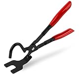 Exhaust Hanger Removal Tool with 25° Offset Design,High Strength Exhaust Hanger Pliers with Non-Slip...