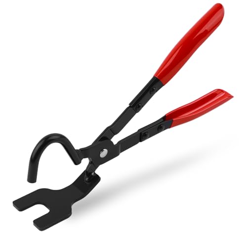 Exhaust Hanger Removal Tool with 25° Offset Design,High Strength Exhaust Hanger Pliers with Non-Slip Handle,Professional Exhausts Hangers Tool for Dismantling Exhausts Hangers