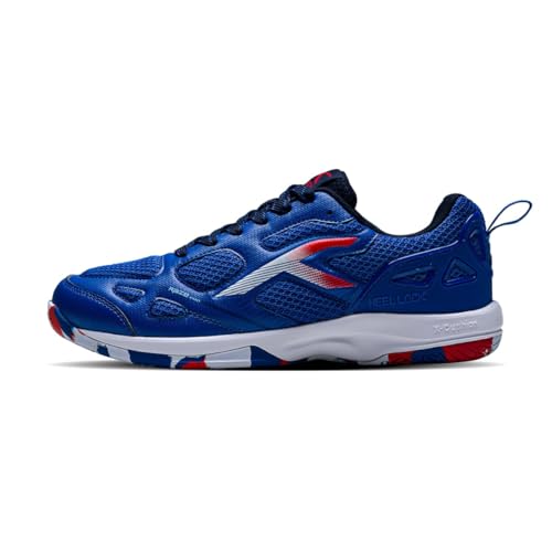 Hundred Raze Pro Badminton Shoes (Non Marking) | Also Indoor Sports | Lightweight, Breathable & Durable | X-Cushion | Active Grip Sole | Extended Heel Lock