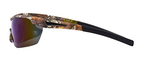 Image of Hornz Polarized Sunglasses Men Camouflage Wrap Around Sport Frame Lightweight