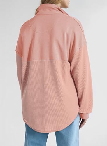 Image of SHEWIN Women Fall Sweatshirt Casual Half Zip Pullover Fall Top 2026 Clothes