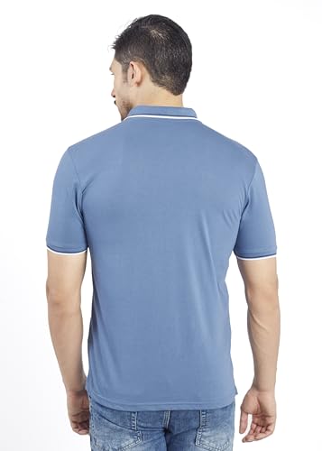 Image of Pro Riders Urban Men's Cotton Rich Polo T-Shirt with Pocket |Regular Fit| Office