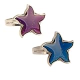 Carykon 2 Piece Starfish Mood Ring Retro Style Adjustable Ring Suitable For Couples and Friends Size Suitable For Everyone