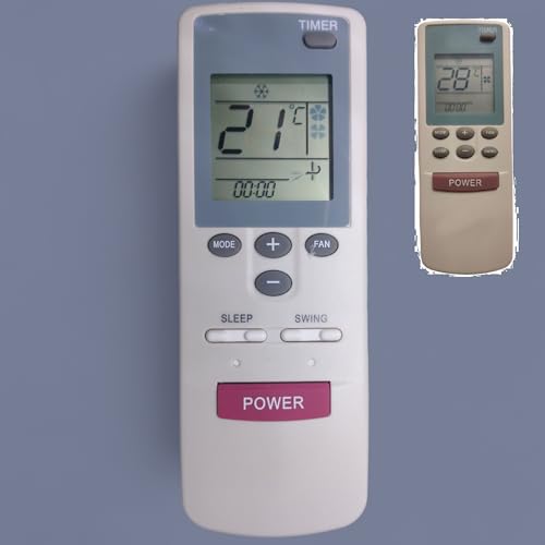 Image of Compatible with Carrier Ac Remote | Model -128 | Suitable for 1 | 1.2 | 1.3 | 1.5 | 1.8 | 2 | 2.2 | 2.5 | 3 Ton Split and Window Air Conditioner | Match Exactly with Old Model