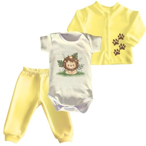 Genérico, Body, casaquinho e mijãozinho menino recém nascido a 12...