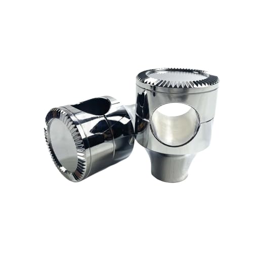 Pince guidon moto universel 1-1/4 et 1-1/2 pouces pour rehausser le pilotage sur custom Touring