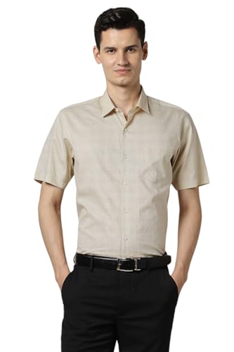 Image of Peter England Men's Solid Regular Fit Shirt