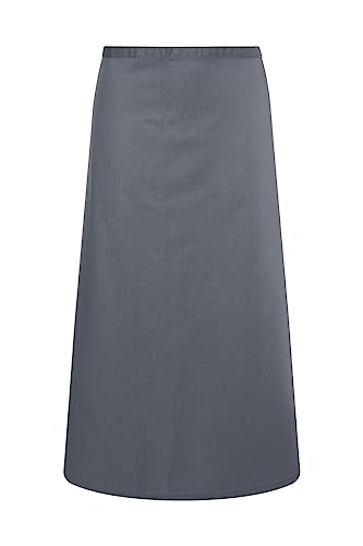Karlowsky BSS 3 PASSION Bistroschürze IBIZA, 65% Polyester/35% Baumwolle, Anthrazit, Einheitsgröße