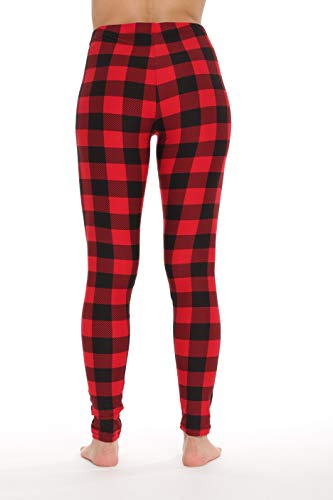 Just Love Leggings, 3X, Buffalo Plaid - Image 4